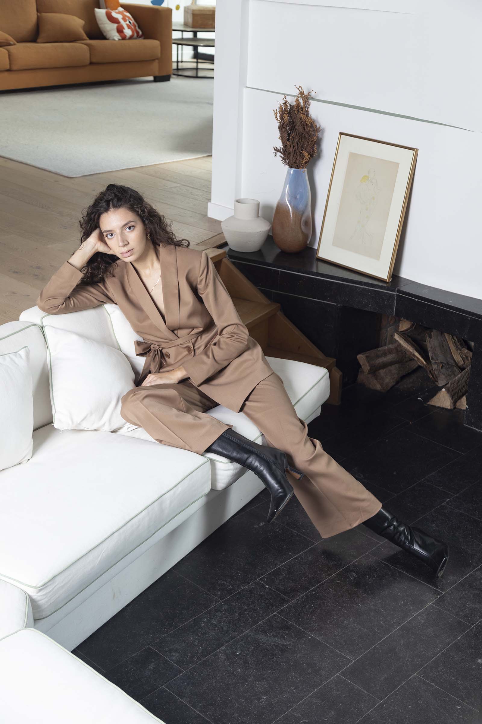 L'intemporel pantalon taille haute