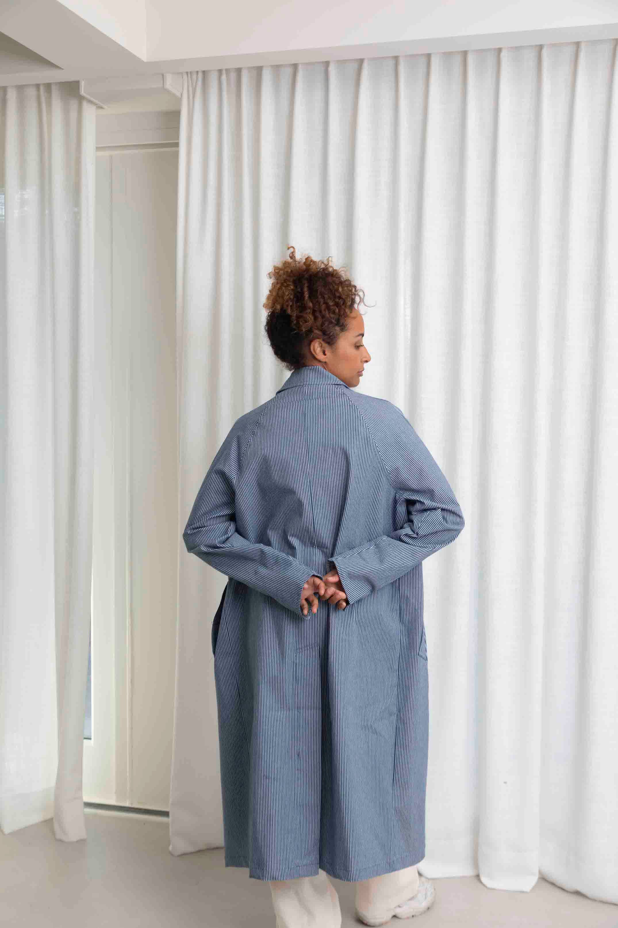 Manteau oversize jeans