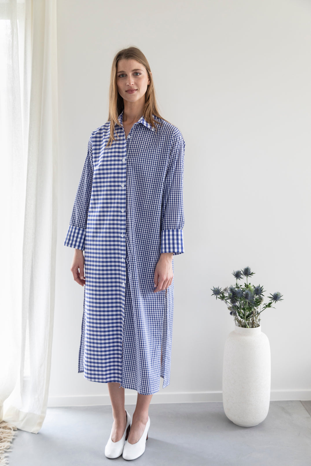 Robe-chemise patchwork