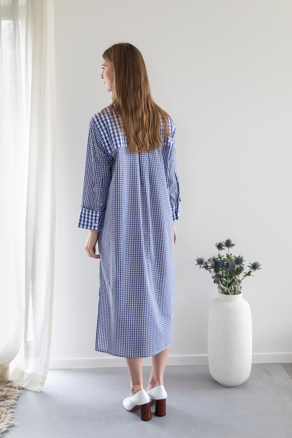 Robe-chemise patchwork