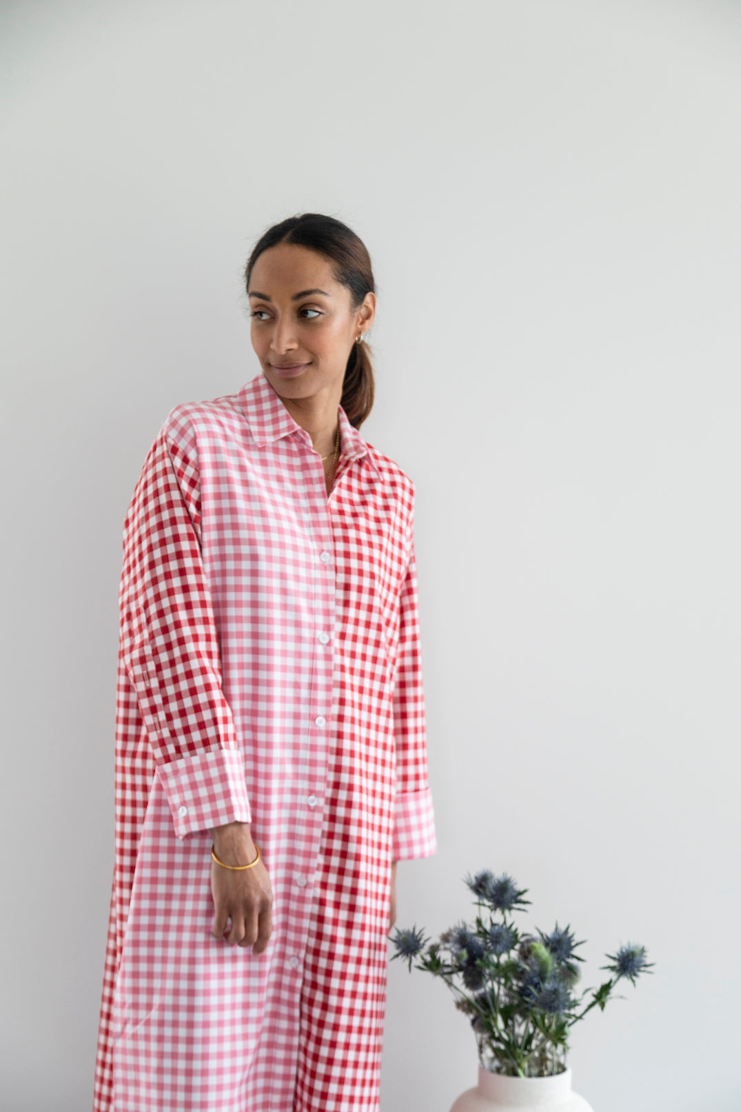 Robe-chemise patchwork