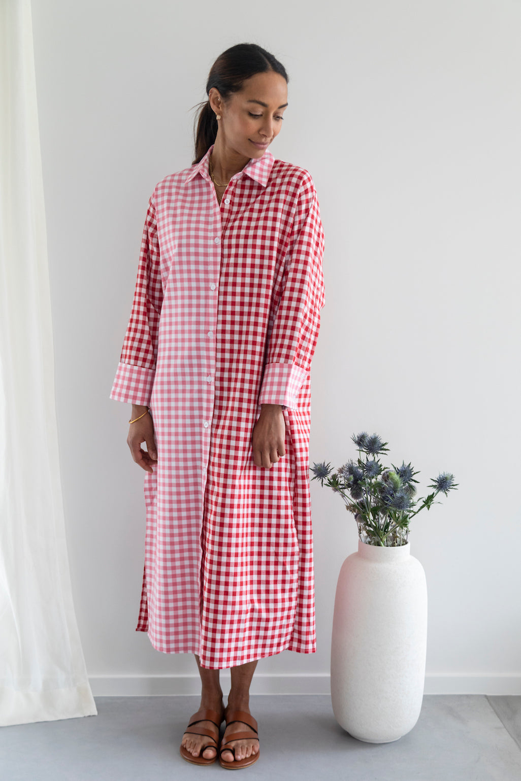 Robe-chemise patchwork