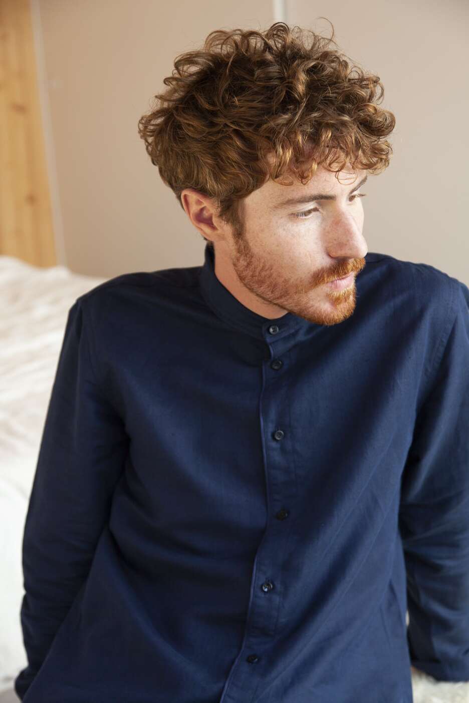 Chemise col mao - Lin