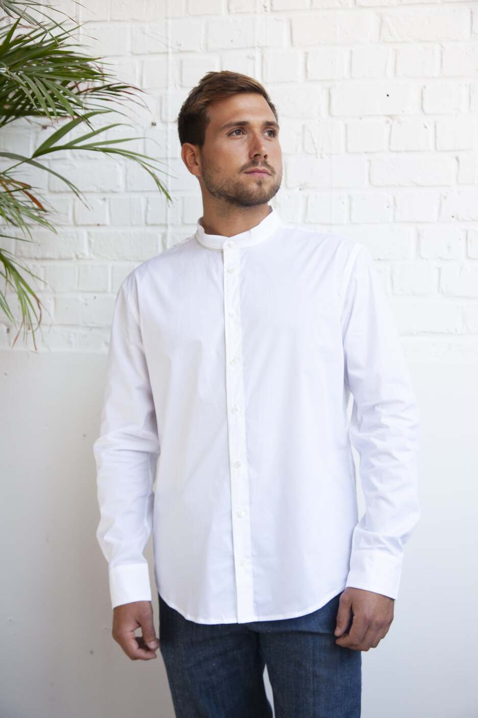 Chemise col mao