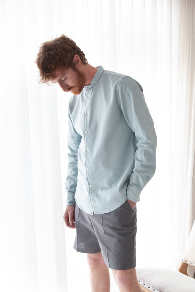 Chemise col mao - Lin