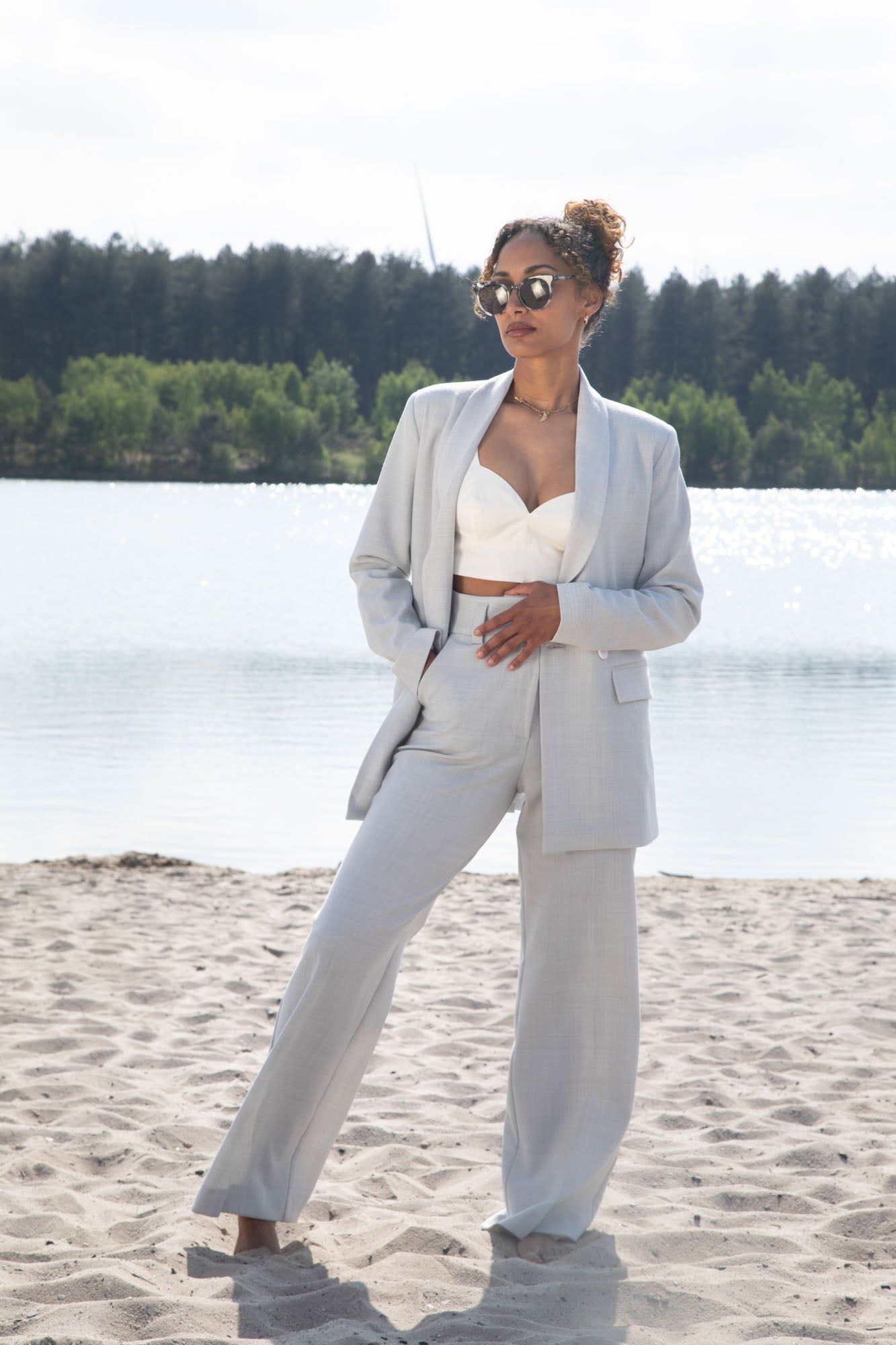 L'intemporel pantalon taille haute