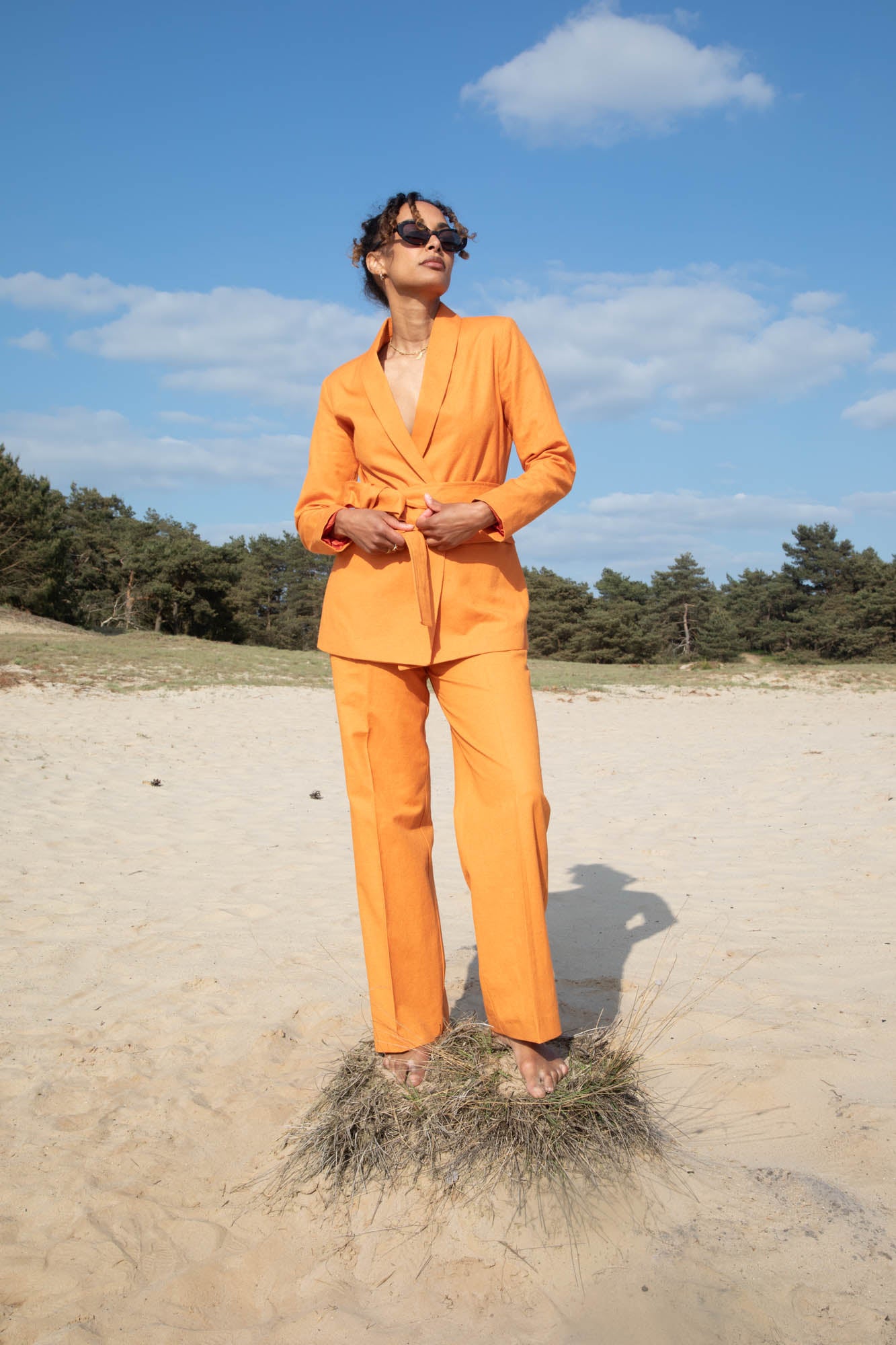 L'intemporel pantalon taille haute