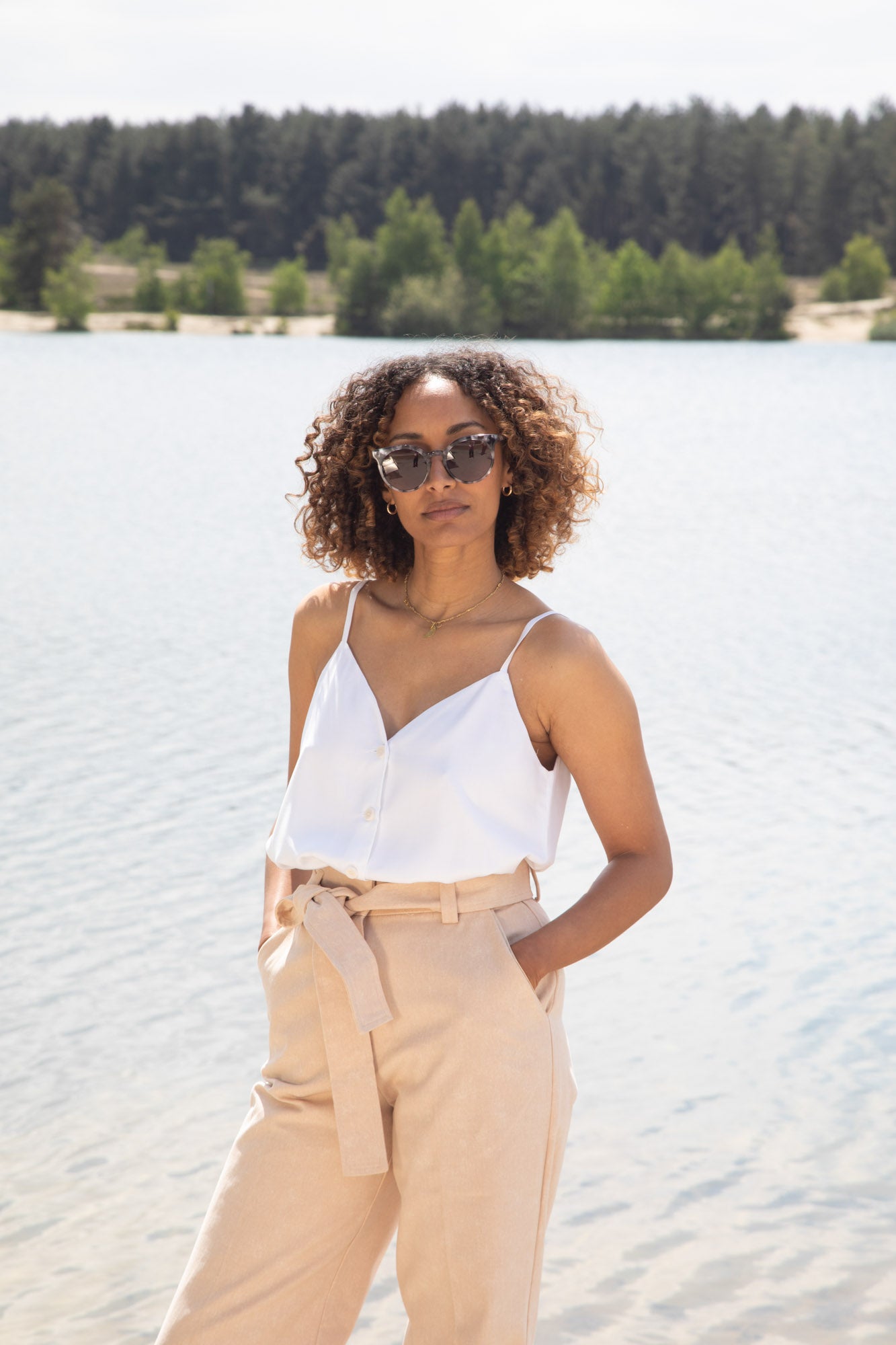 L'intemporel pantalon taille haute