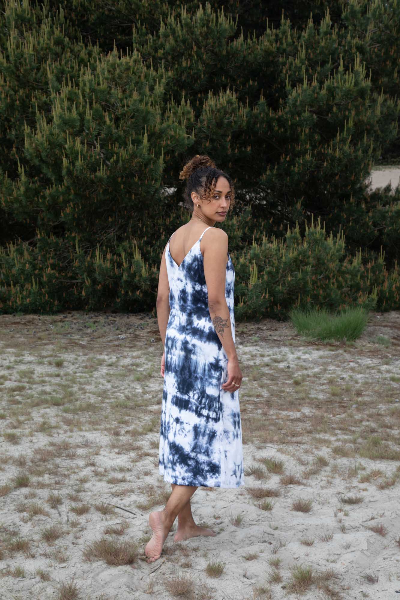 Robe bretelle - Tye and Dye ocean