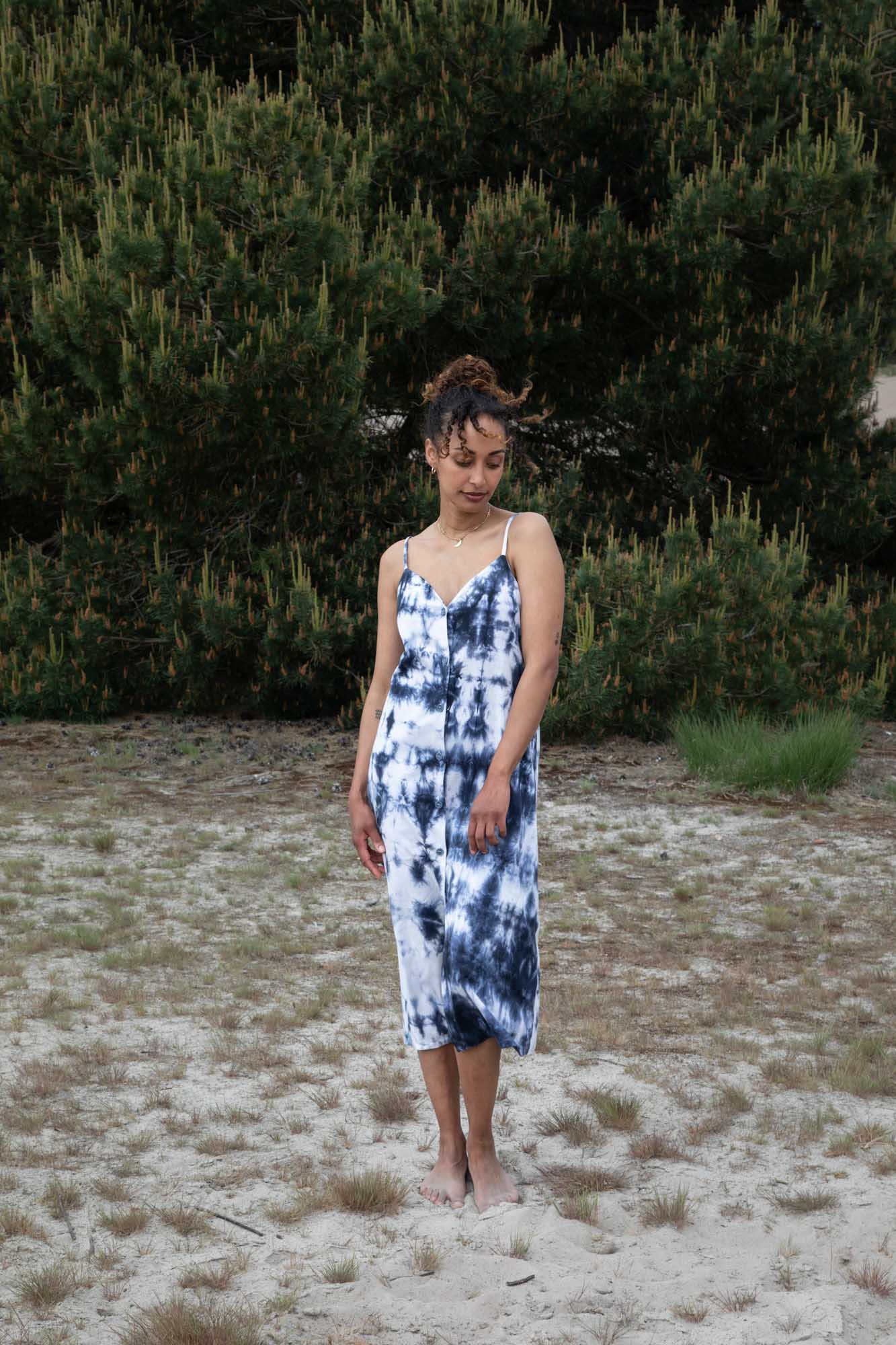 Robe bretelle - Tye and Dye ocean