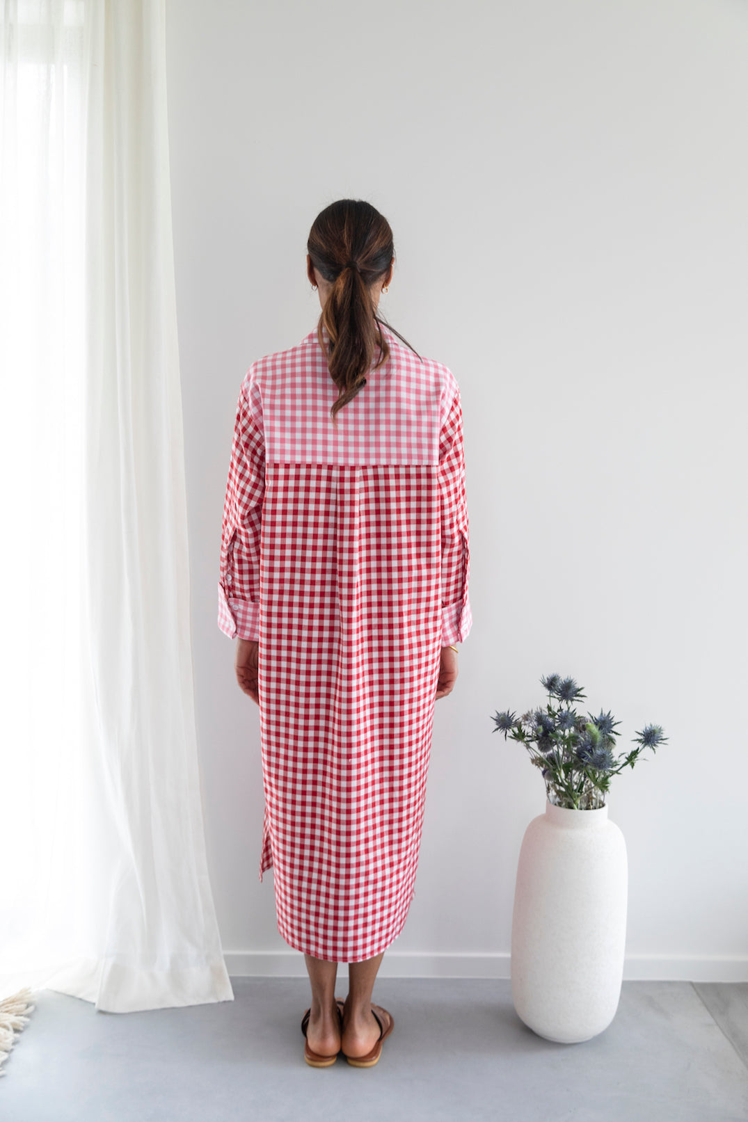 Robe-chemise patchwork