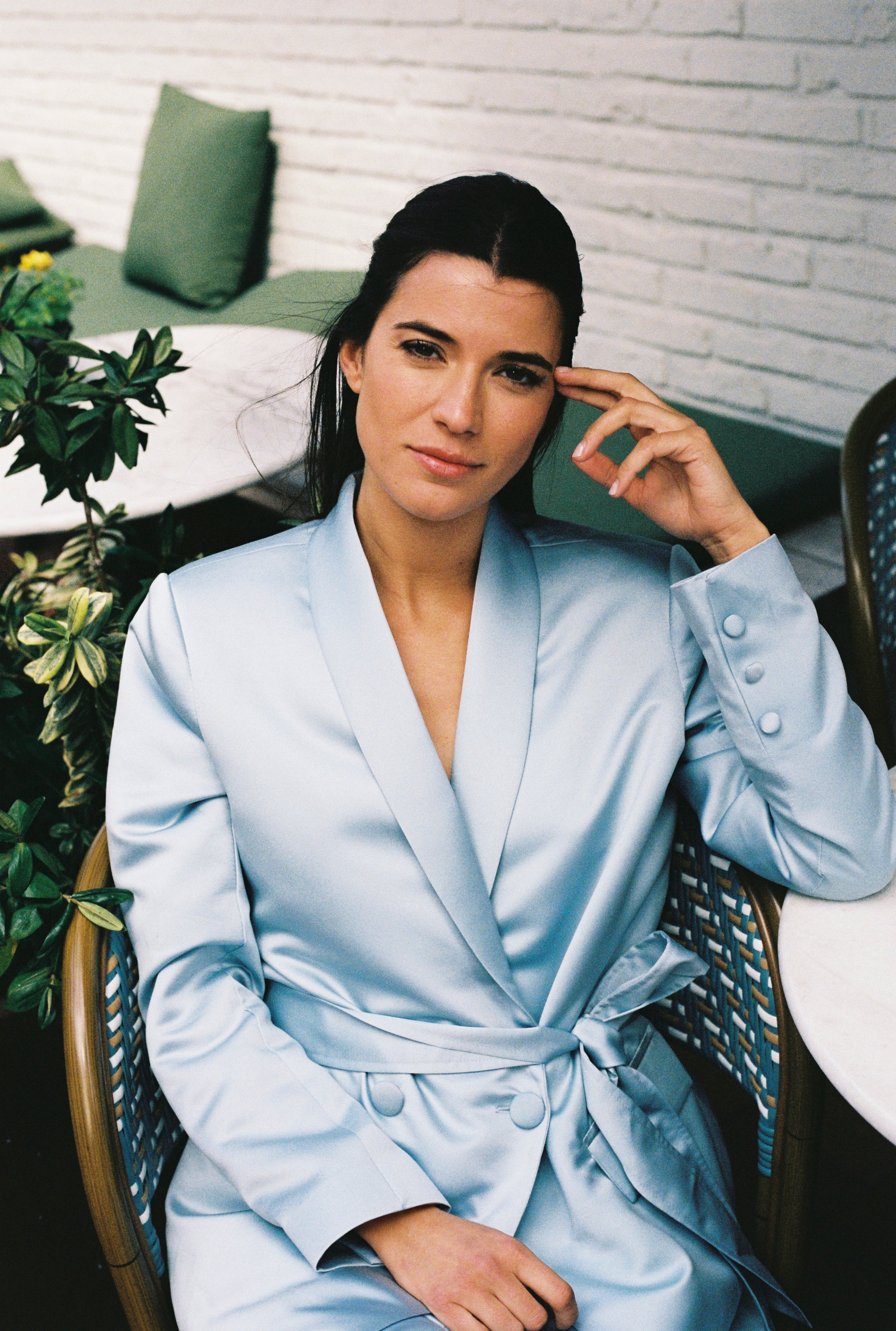 Nouveau blazer oversize satiné