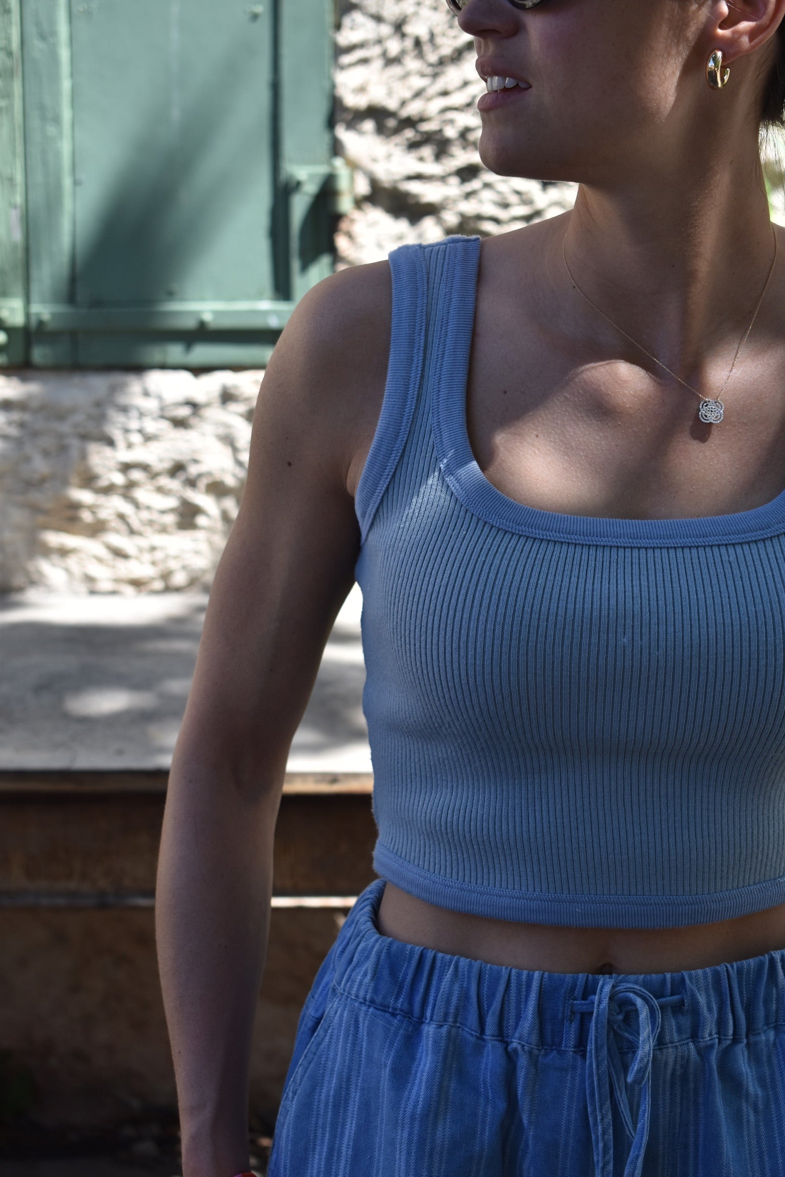 Crop top en maille