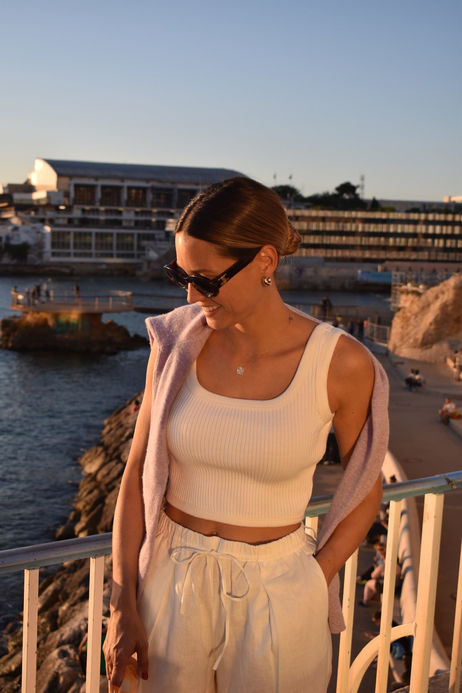 Crop top en maille