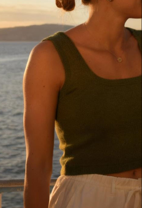 Crop top en maille