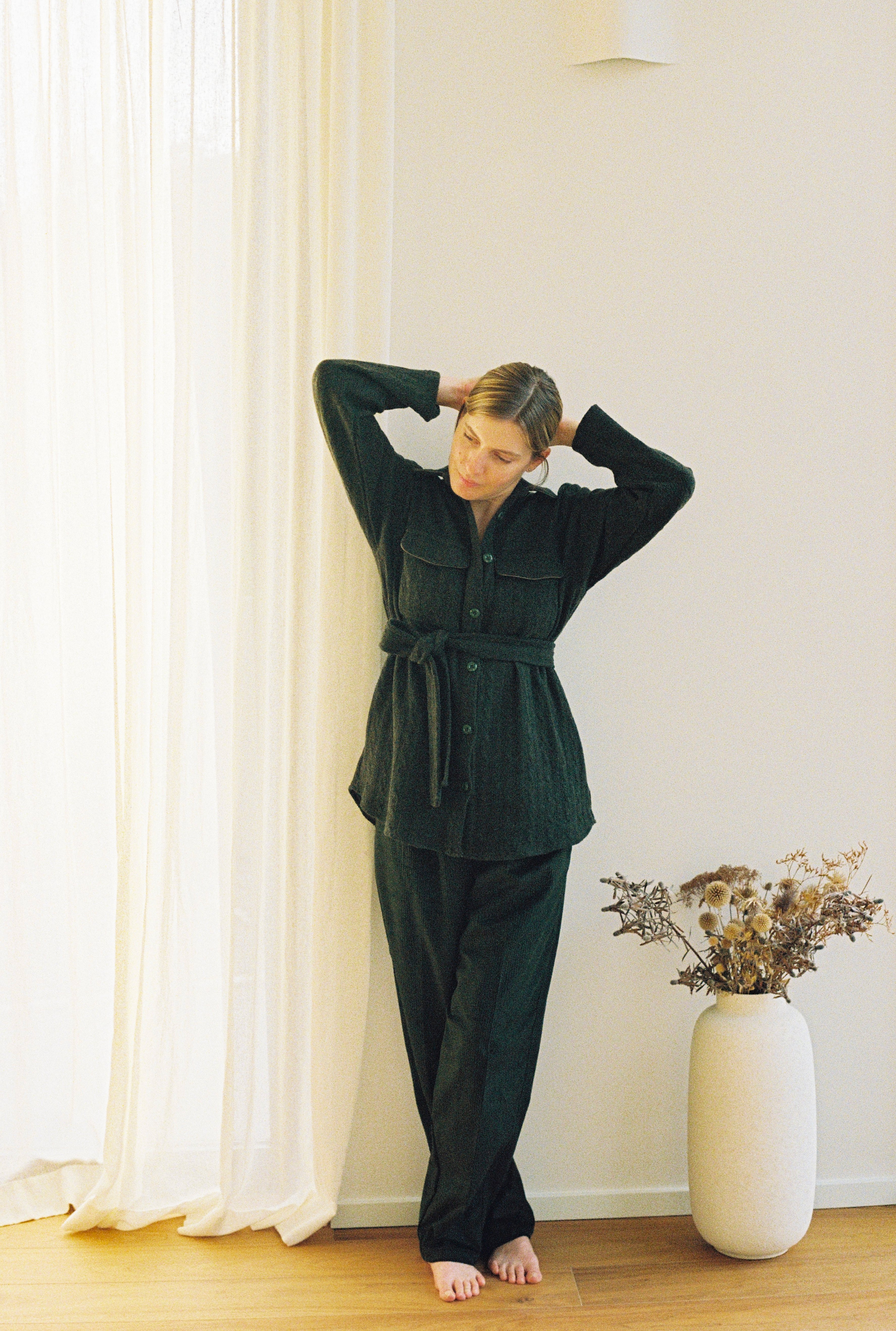 Pantalon "ballon" en velours