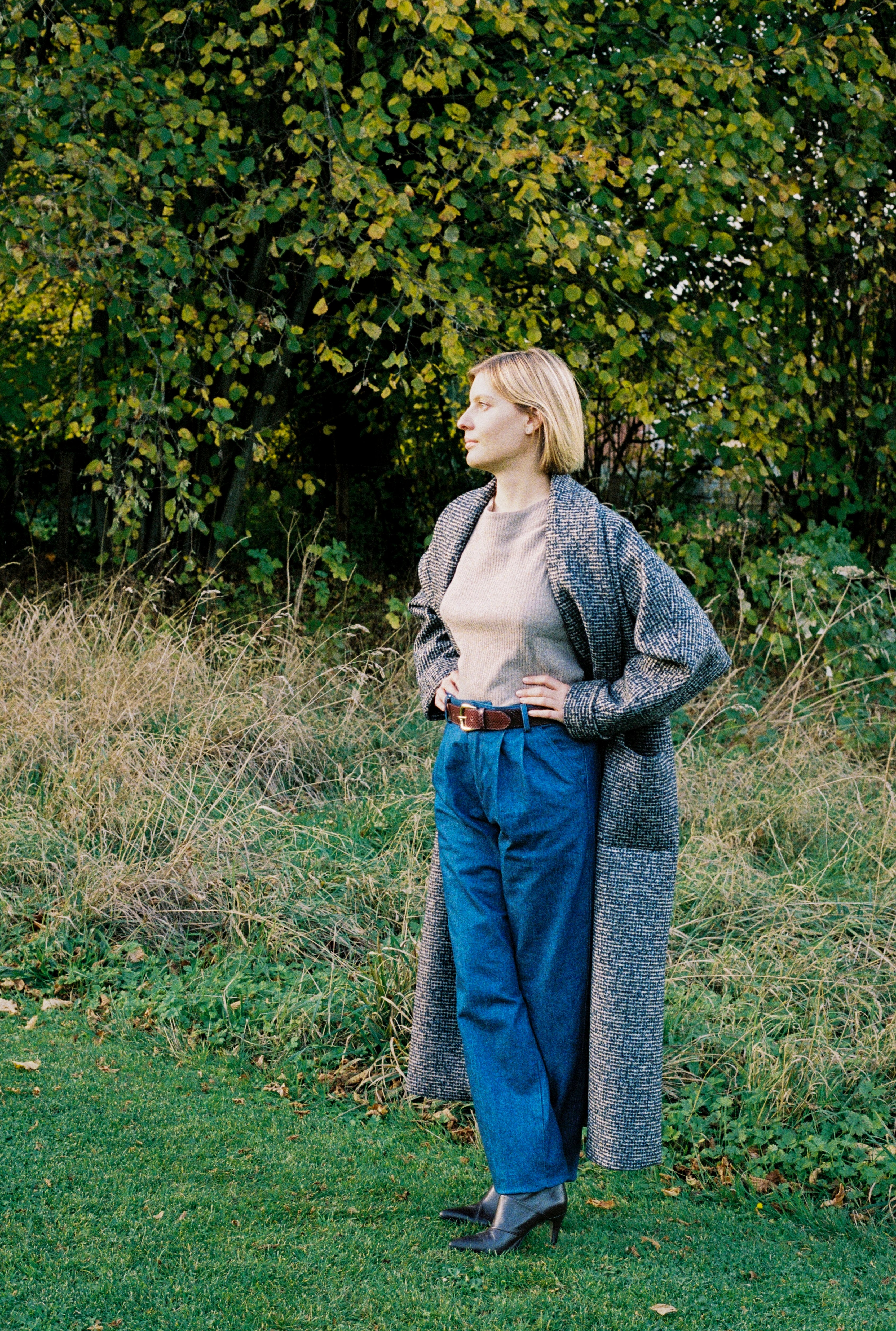 Pantalon "ballon" en jeans