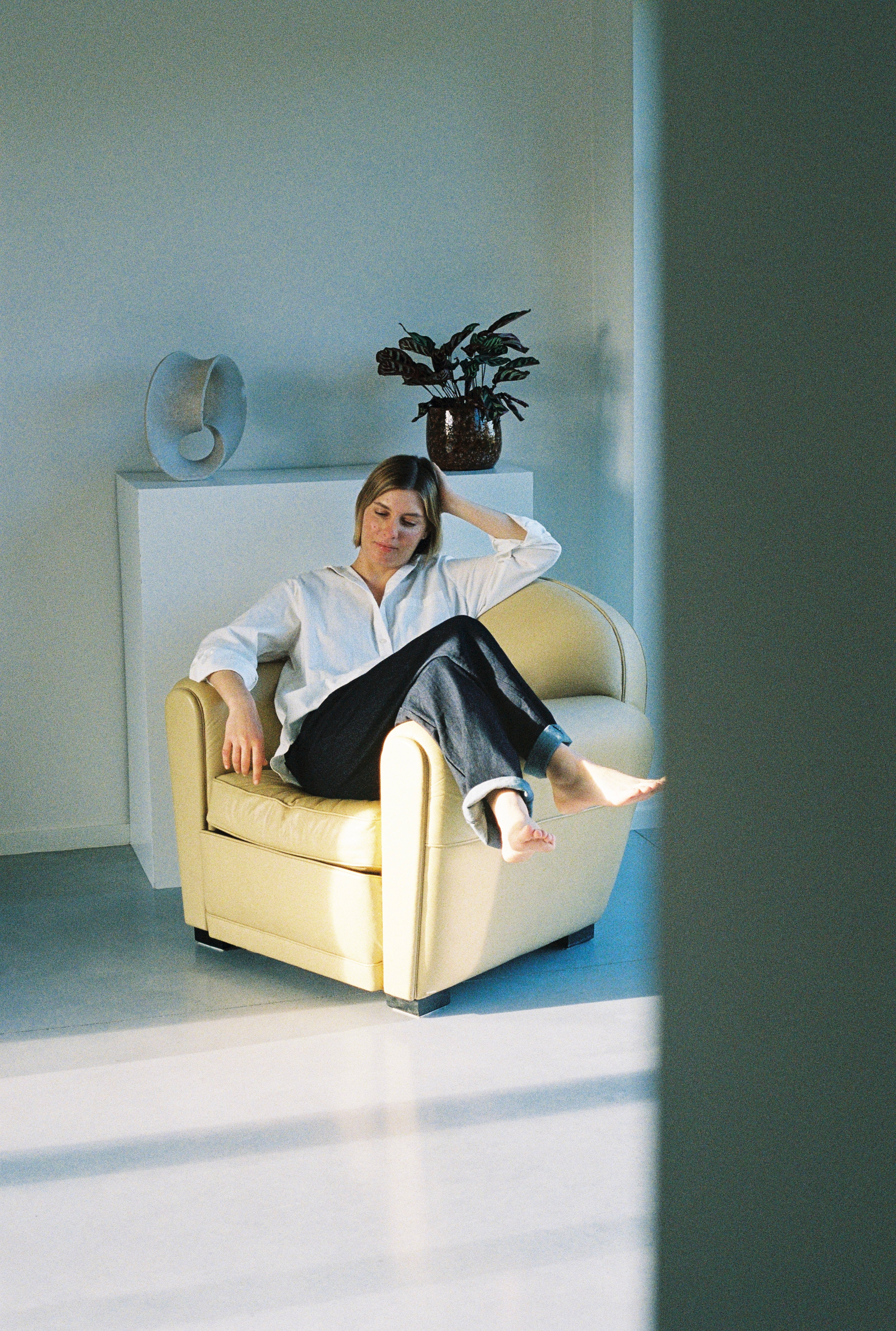 Pantalon "ballon" en jeans