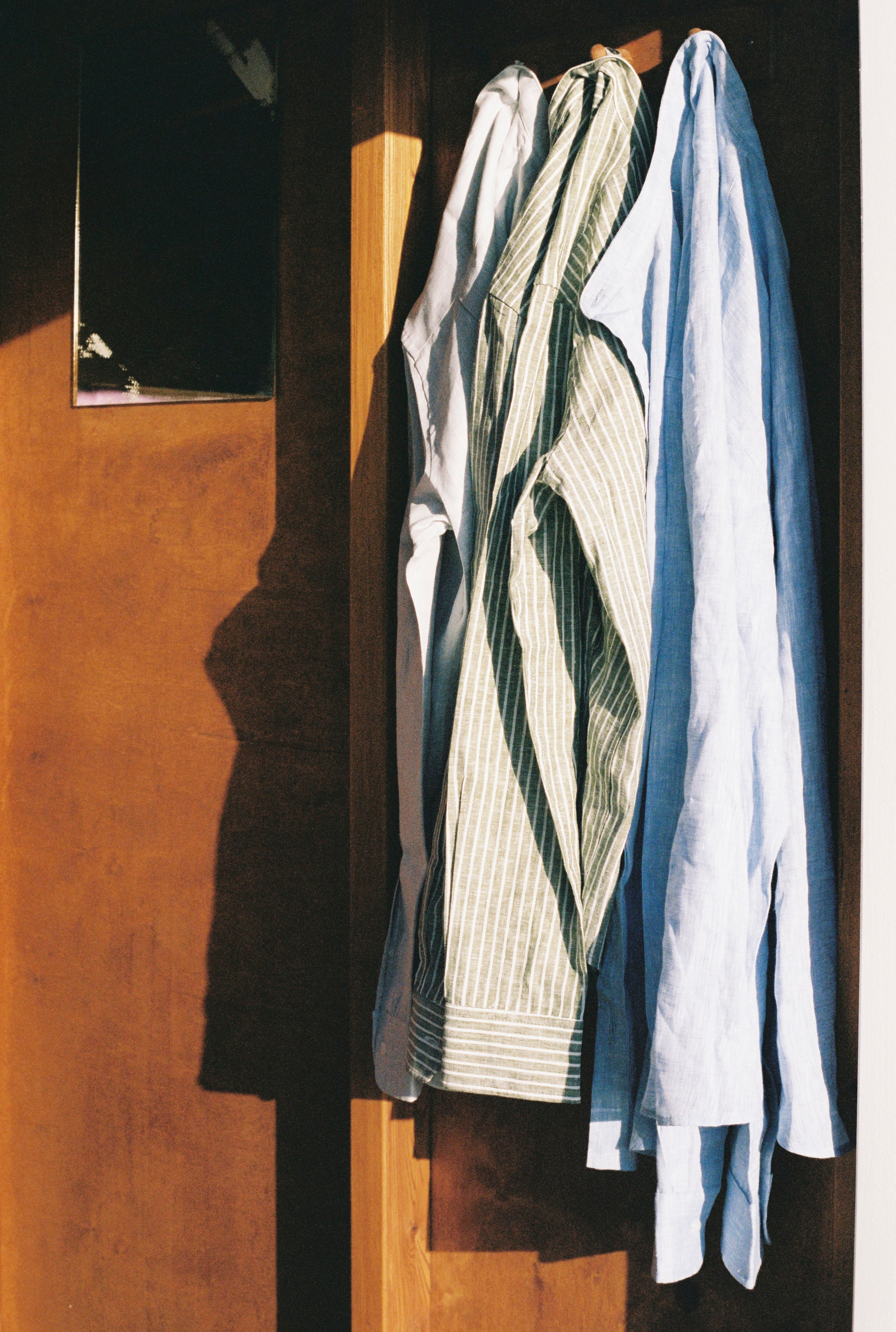 Chemise col mao en lin