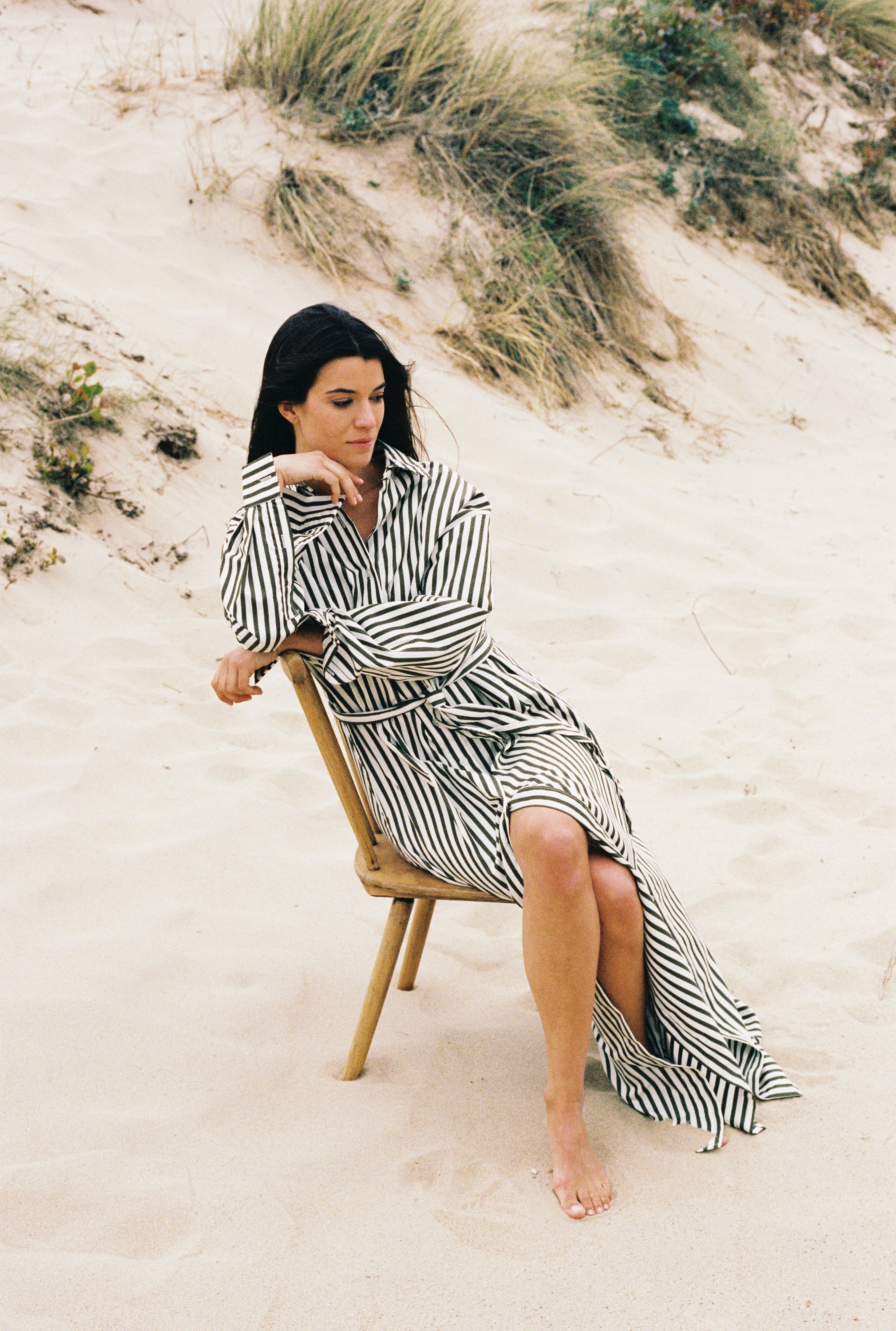 Robe chemise longue