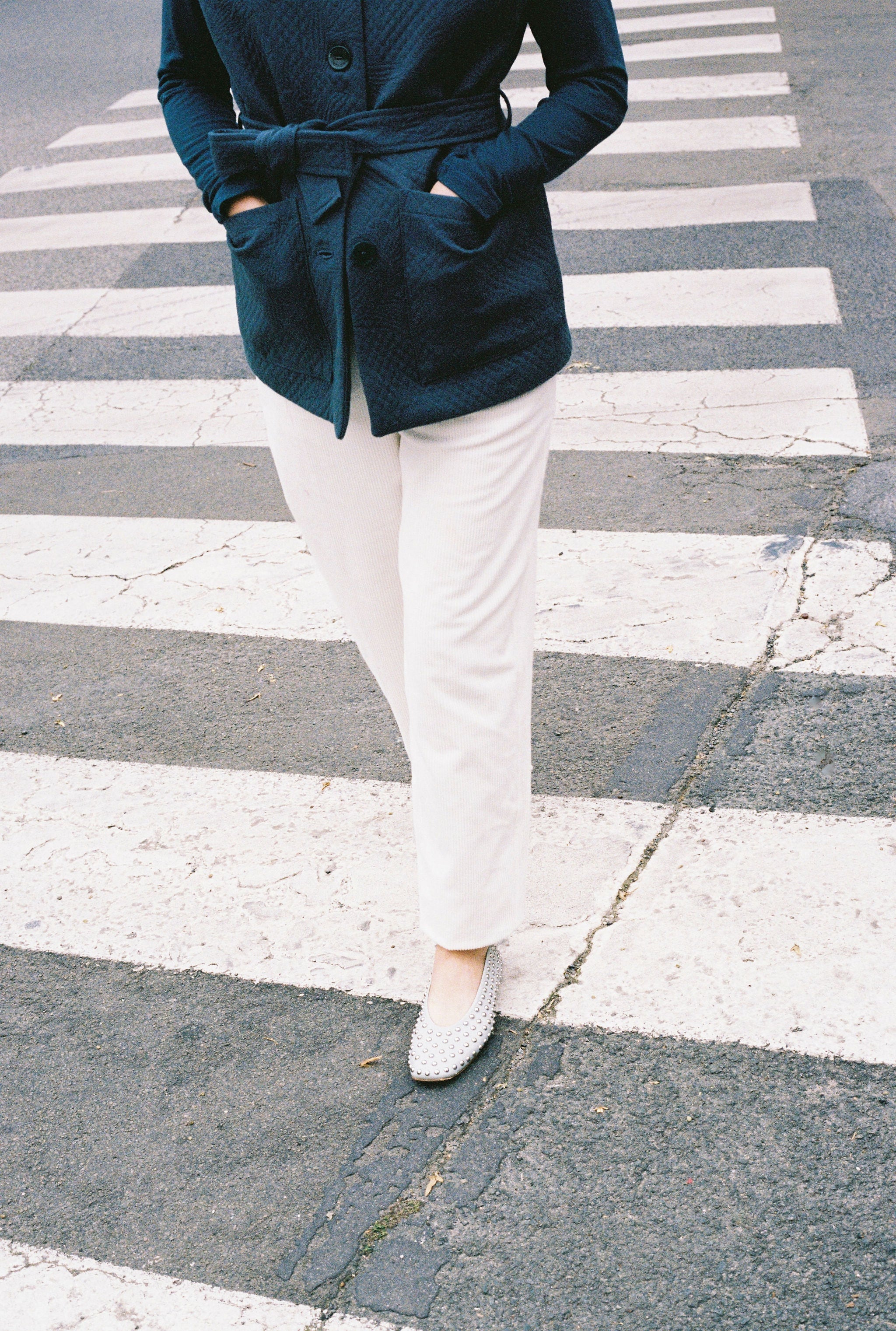 Pantalon "ballon" en velours