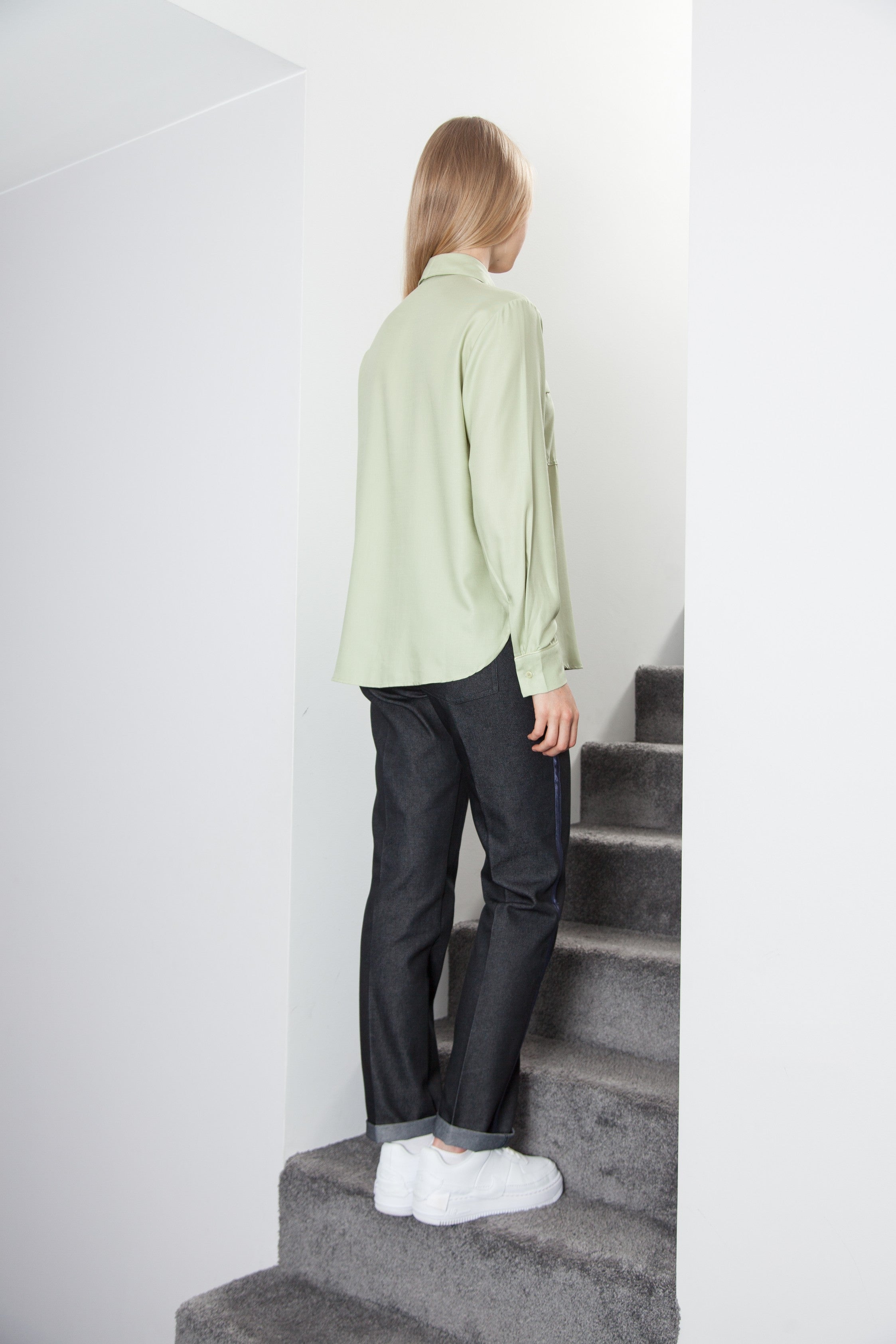 BOYFRIEND SHIRT PISTACHIO