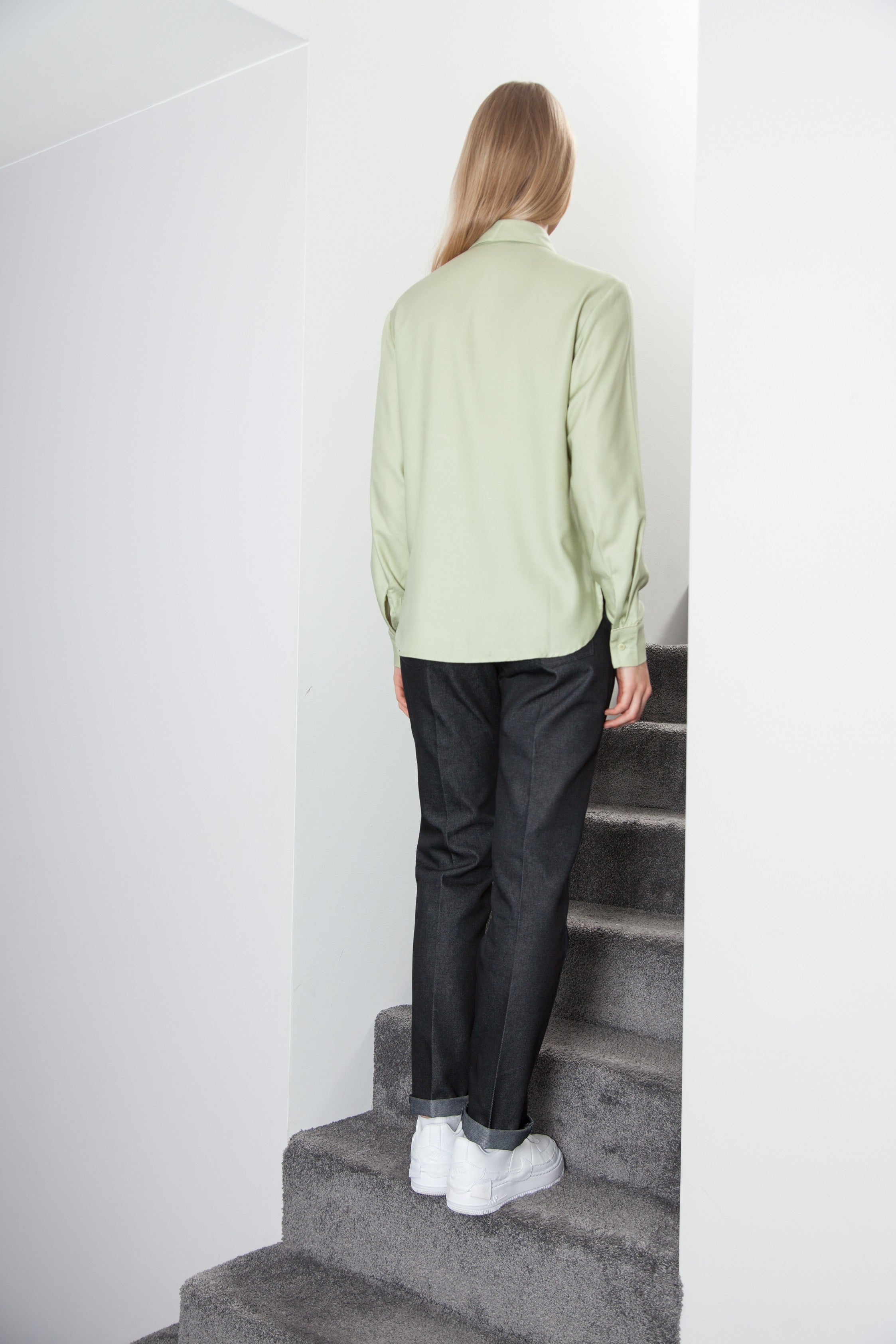 BOYFRIEND SHIRT PISTACHIO